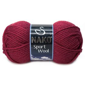 Nako Sport Wool 6964 Magenta Yünlü İplik