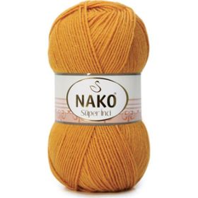 Nako Süper İnci 10129 Mustard Yünlü İplik