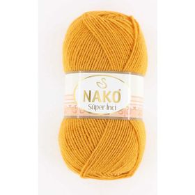 Nako Süper İnci 10129 Mustard Yünlü İplik