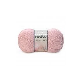 Nako Süper İnci 10275 Pembemsi Pudra El Örgü İpi