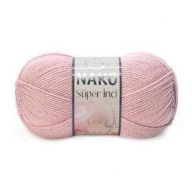 Nako Süper İnci 10275 Pembemsi Pudra El Örgü İpi