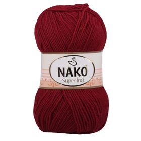 Nako Süper İnci 1175 Dark Red Yünlü İplik