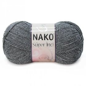 Nako Süper İnci 193 Koyu Gri Melanj Örgü İpi