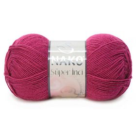 Nako Süper İnci 2187 Maroon Yünlü İplik