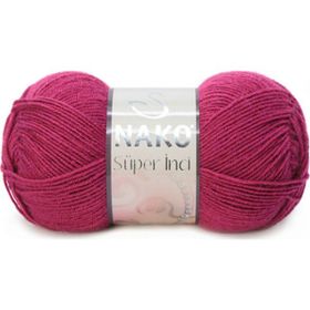 Nako Süper İnci 2187 Maroon Yünlü İplik