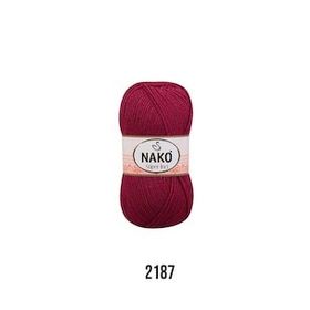 Nako Süper İnci 2187 Maroon Yünlü İplik