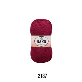 Nako Süper İnci 2187 Maroon Yünlü İplik