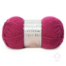 Nako Süper İnci 2187 Maroon Yünlü İplik