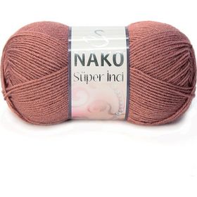 Nako Süper İnci 2248 Marsala Red Yünlü İplik