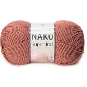 Nako Süper İnci 2248 Marsala Red Yünlü İplik