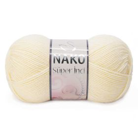 Nako Süper İnci 256 Cream Yünlü İplik