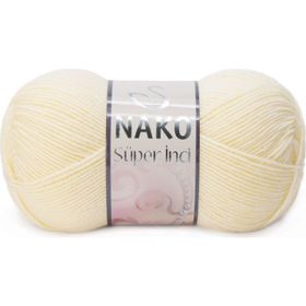 Nako Süper İnci 256 Cream Yünlü İplik