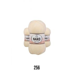 Nako Süper İnci 256 Cream Yünlü İplik
