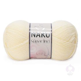 Nako Süper İnci 256 Cream Yünlü İplik