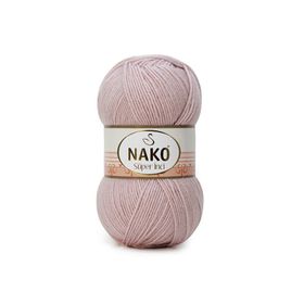 Nako Süper İnci 318 Gül Goncası El Örgü İpi