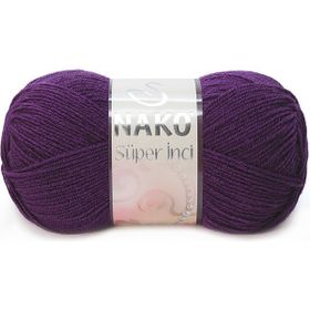 Nako Süper İnci 3260 Mürdüm Örgü İpi