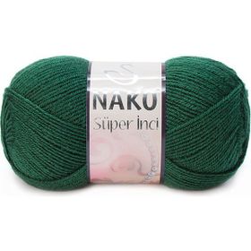 Nako Süper İnci 3601 Zümrüt 5 Adet El Örgü İpi