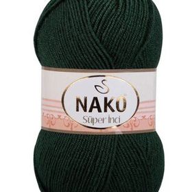Nako Süper İnci 3601 Zümrüt El Örgü İpi