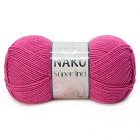 Nako Süper İnci 4569 Fuchsia Yünlü İplik