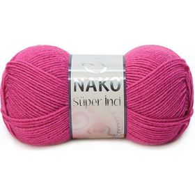 Nako Süper İnci 4569 Fuchsia Yünlü İplik