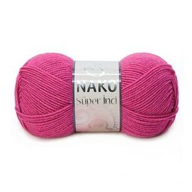 Nako Süper İnci 4569 Fuchsia Yünlü İplik