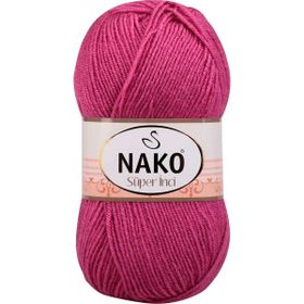 Nako Süper İnci 4569 Fuchsia Yünlü İplik