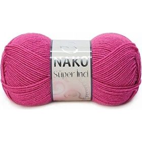 Nako Süper İnci 4569 Fuchsia Yünlü İplik