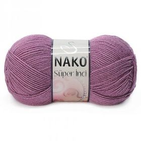 Nako Süper İnci 569 Koyu Gülkurusu El Örgü İpi