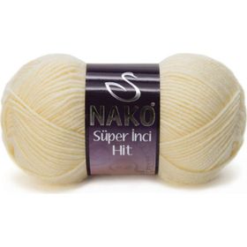 Nako Süper İnci Color Hit 256 Cream Yünlü İplik
