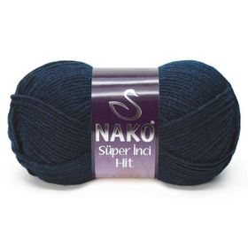 Nako Süper İnci Color Hit 3088 Navy Blue Yünlü İplik