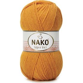 Nako Süper İnci Hit 10129 Hardal Örgü İpi
