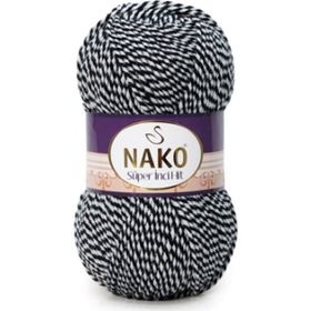 Nako Süper İnci Hit Color 21377 Yünlü İplik