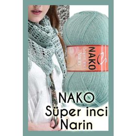 Nako Süper İnci Narin 2524 Mint Örgü İpi