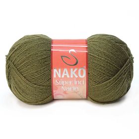 Nako Süper İnci Narin 3205 Peoni Yünlü İplik
