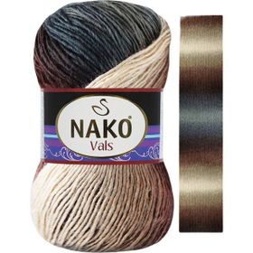 Nako Vals 86462 Çok Renkli Akrilik İplik
