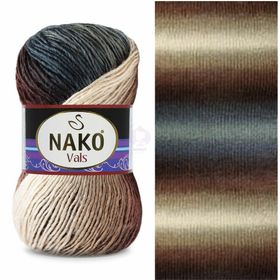 Nako Vals 86462 Çok Renkli Akrilik İplik