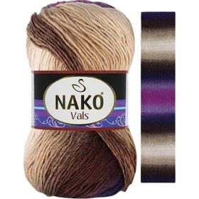 Nako Vals 86463 Çok Renkli Akrilik İplik