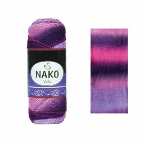 Nako Vals 87636 Çok Renkli Akrilik İplik