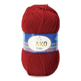 Nako Vega 10040 Koyu Kırmızı El Örgü İpi
