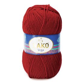 Nako Vega 10040 Koyu Kırmızı El Örgü İpi