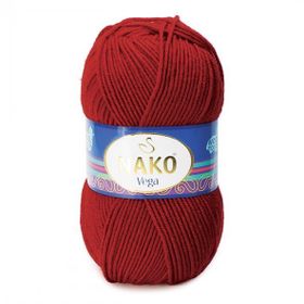 Nako Vega 10040 Koyu Kırmızı El Örgü İpi