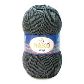 Nako Vega 193 Koyu Gri Melanj El Örgü İpi