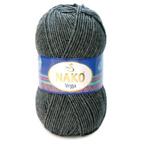 Nako Vega 193 Koyu Gri Melanj El Örgü İpi
