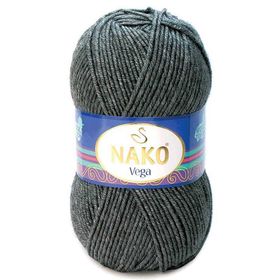 Nako Vega 193 Koyu Gri Melanj El Örgü İpi