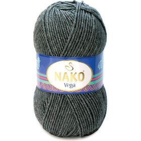 Nako Vega 193 Koyu Gri Melanj El Örgü İpi