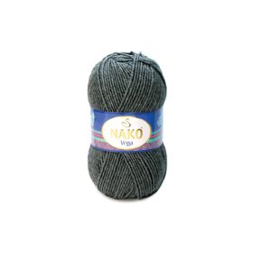 Nako Vega 193 Koyu Gri Melanj El Örgü İpi