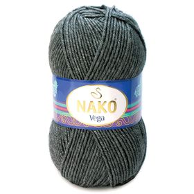 Nako Vega 193 Koyu Gri Melanj El Örgü İpi