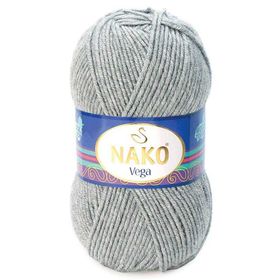 Nako Vega 195 Açık Gri Melanj El Örgü İpi