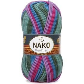 Nako Vega Stripe 82408 100 gr El Örgü