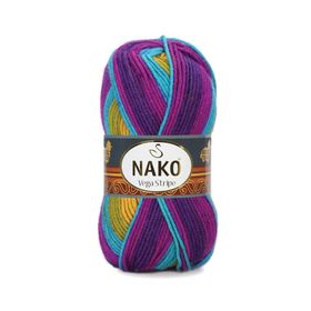 Nako Vega Stripe 82410 El Örgü İpi